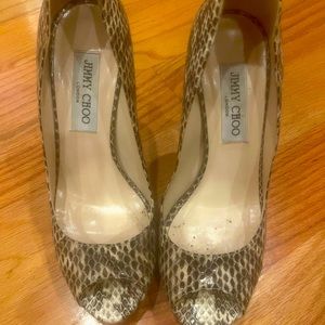 Snake print Jimmy Choo